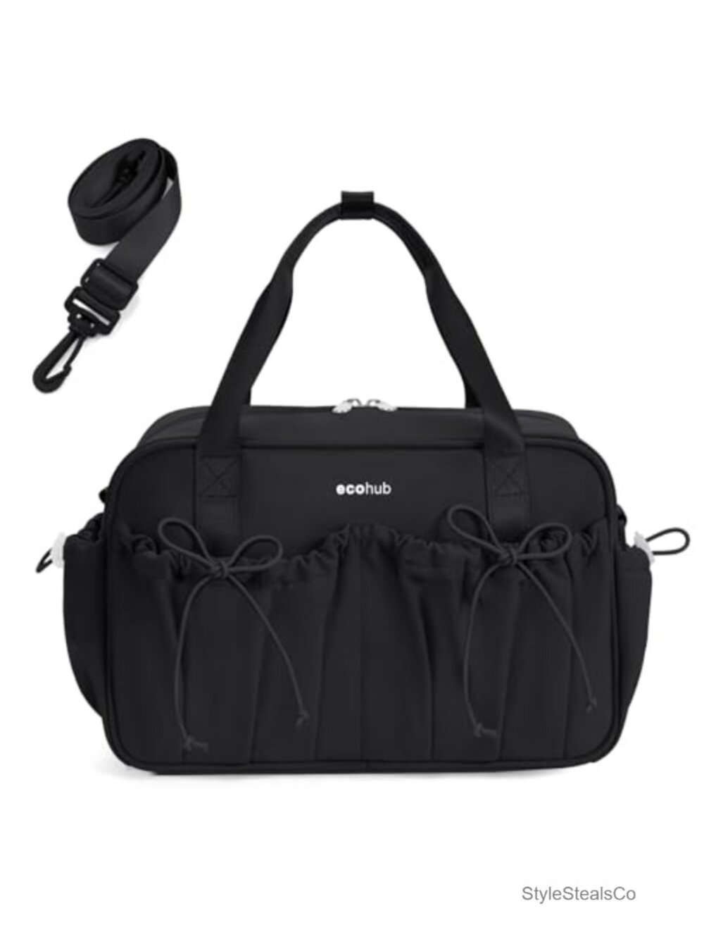 Mini Gym Duffel Bag Wet Dry Compartment Water Resistant Polyester
